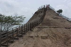 El Totumo, a strange, almost extraterrestrial, small volcano full of mud near Cartagena.