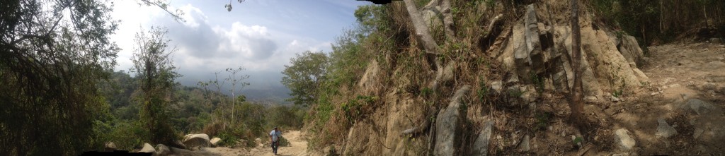 Pano view on the way to El Pueblito